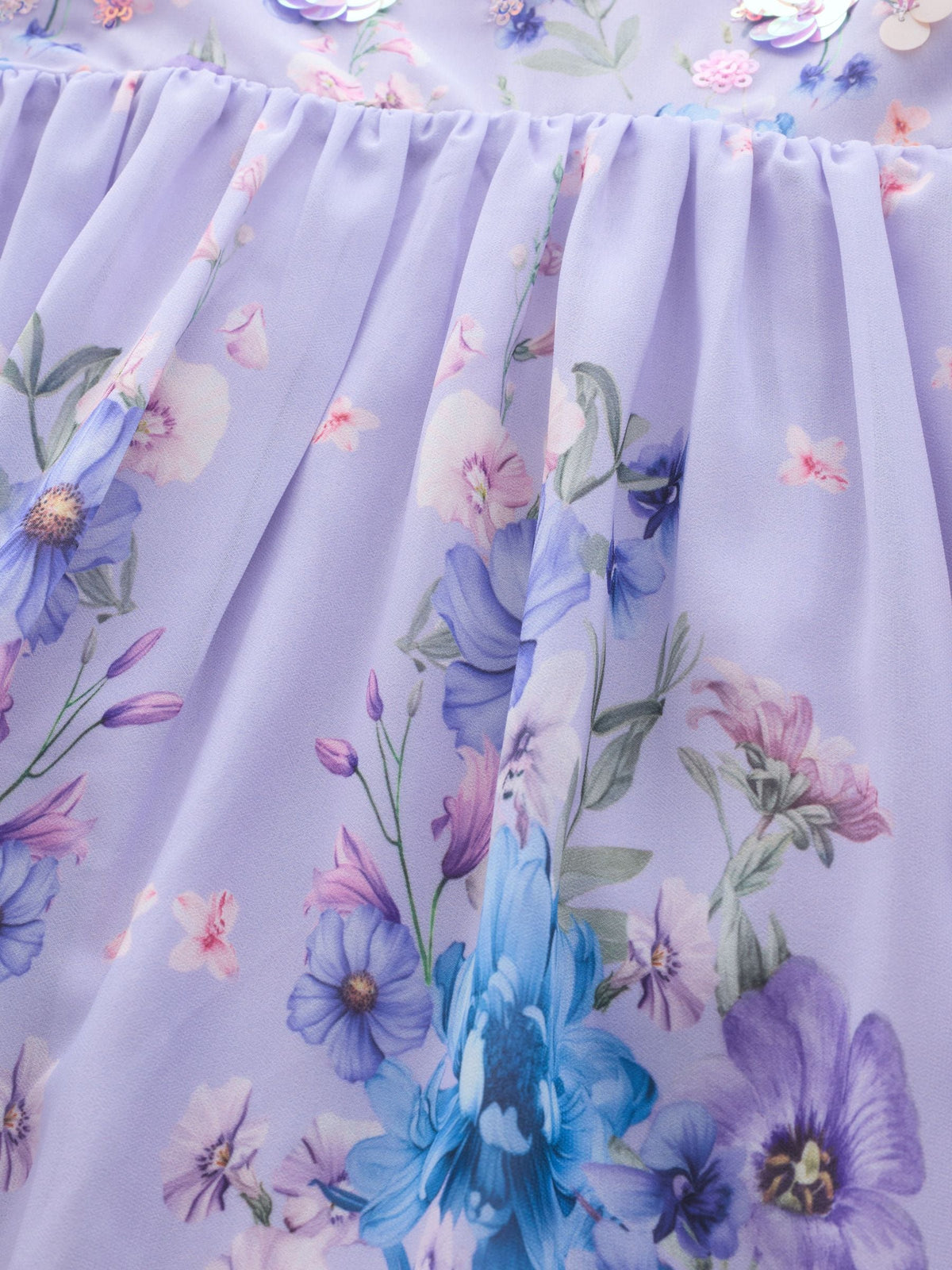 Dsiney Kidz - Lilac Purple Embellished Occasion Dress (3-16yrs) image 8