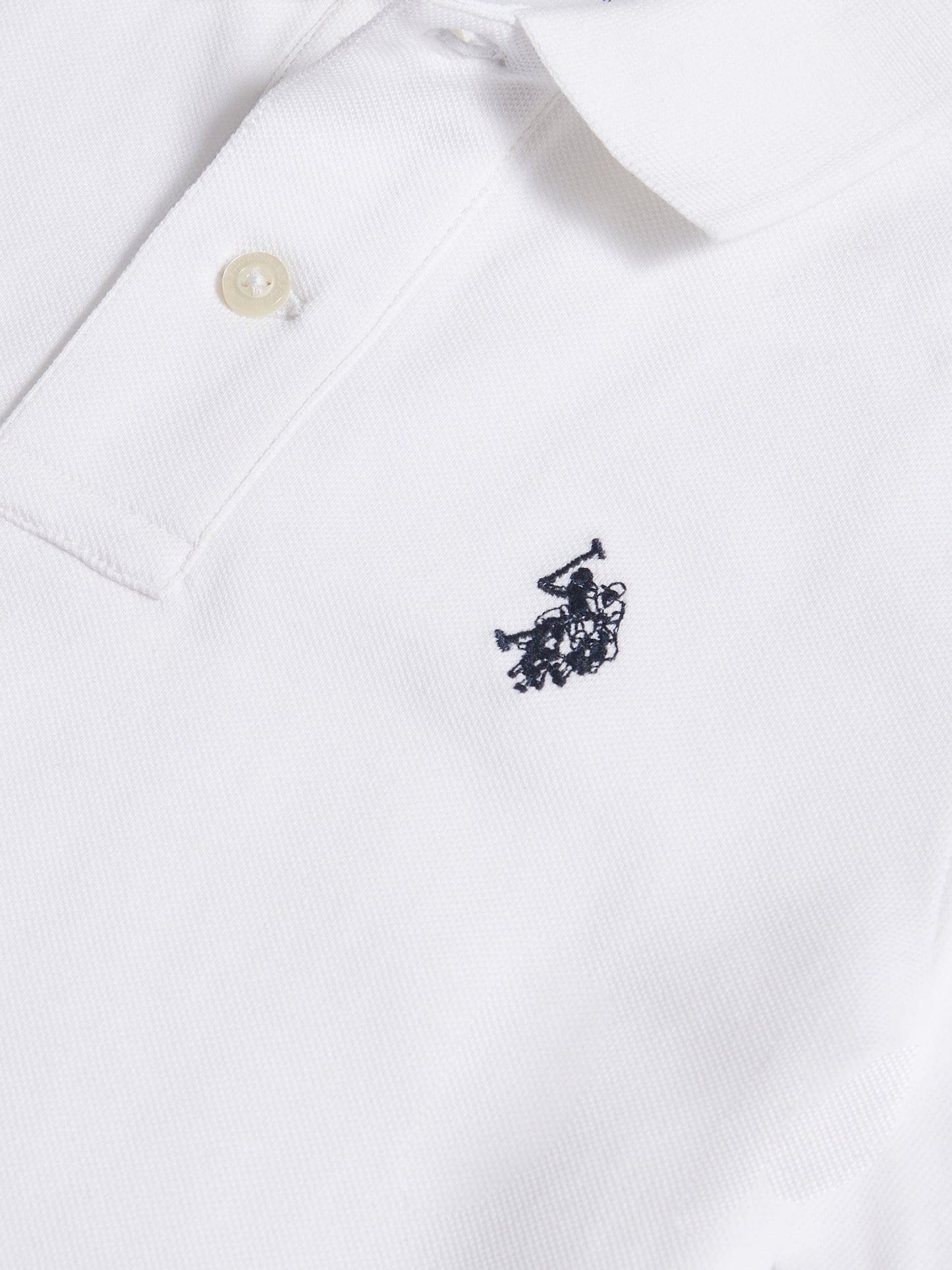 Dsiney Kidz - U.S. Polo Assn. White Off Double Horsemen Polo Shirt image 3