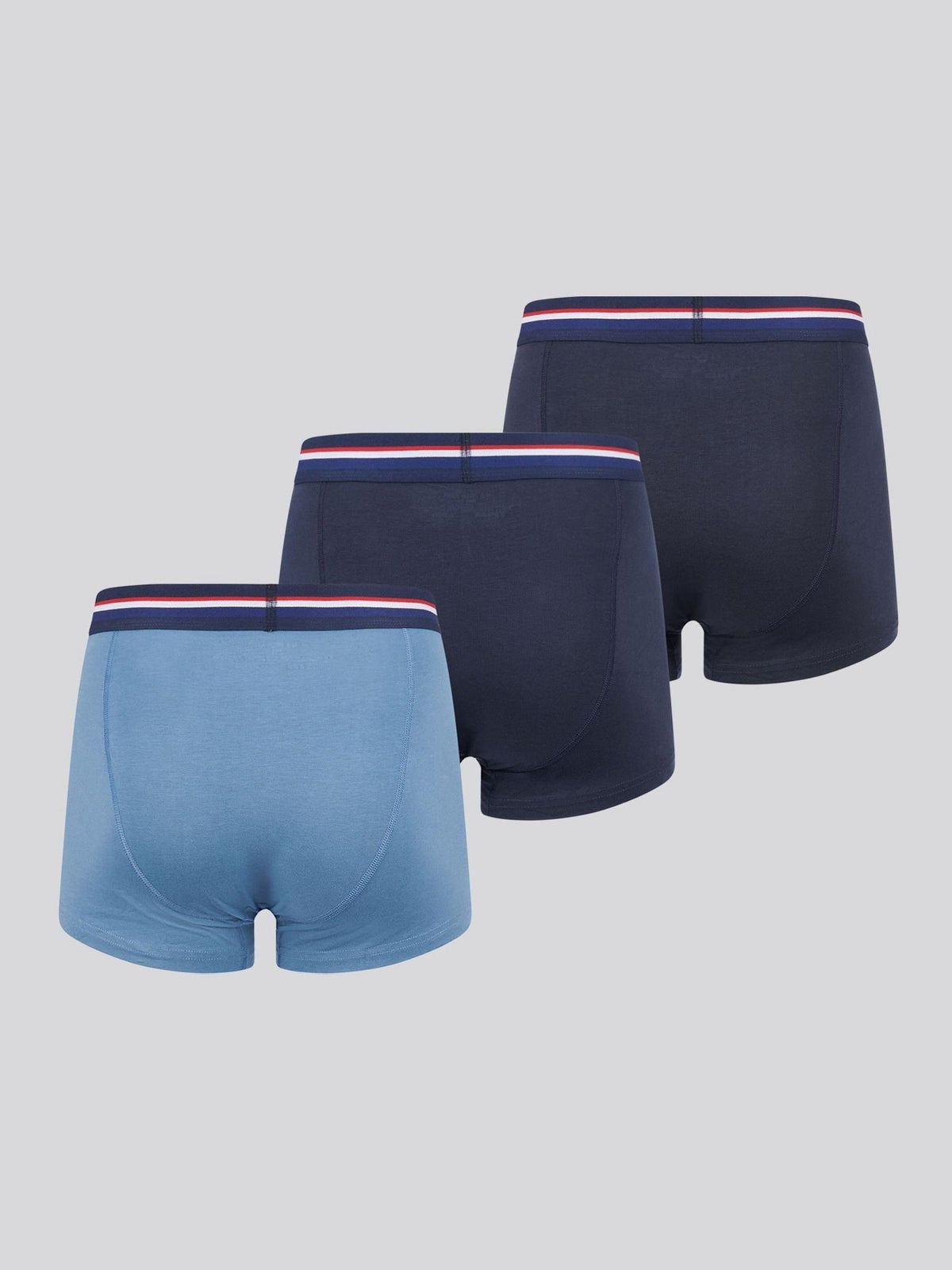 Dsiney Kidz - U.S. Polo Assn. Blue Mens Branded Stripe Boxer Shorts 3 Pack image 2