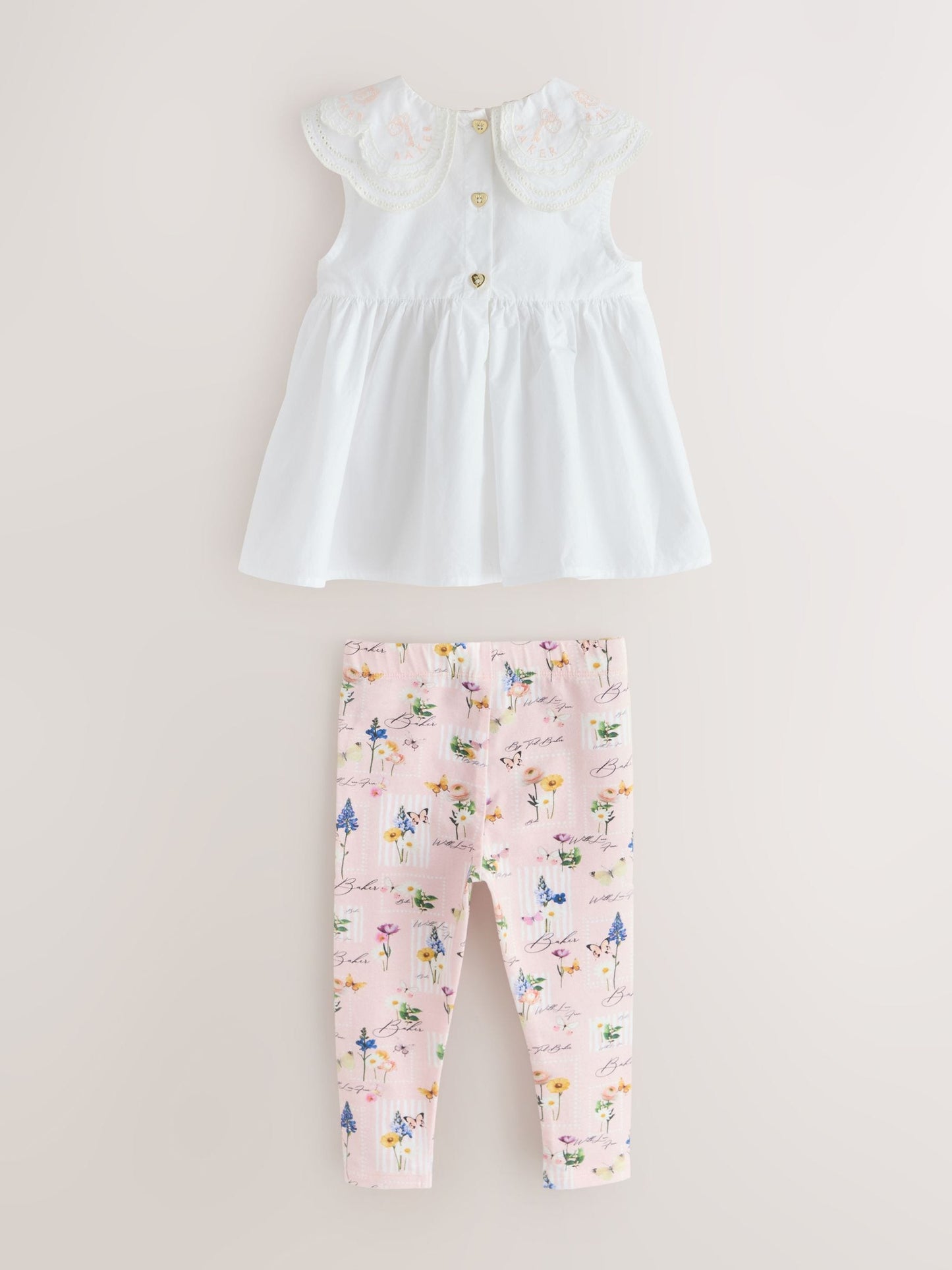Baker by Ted Baker 2 Piece Woven Collar Top and Leggings Set image 9