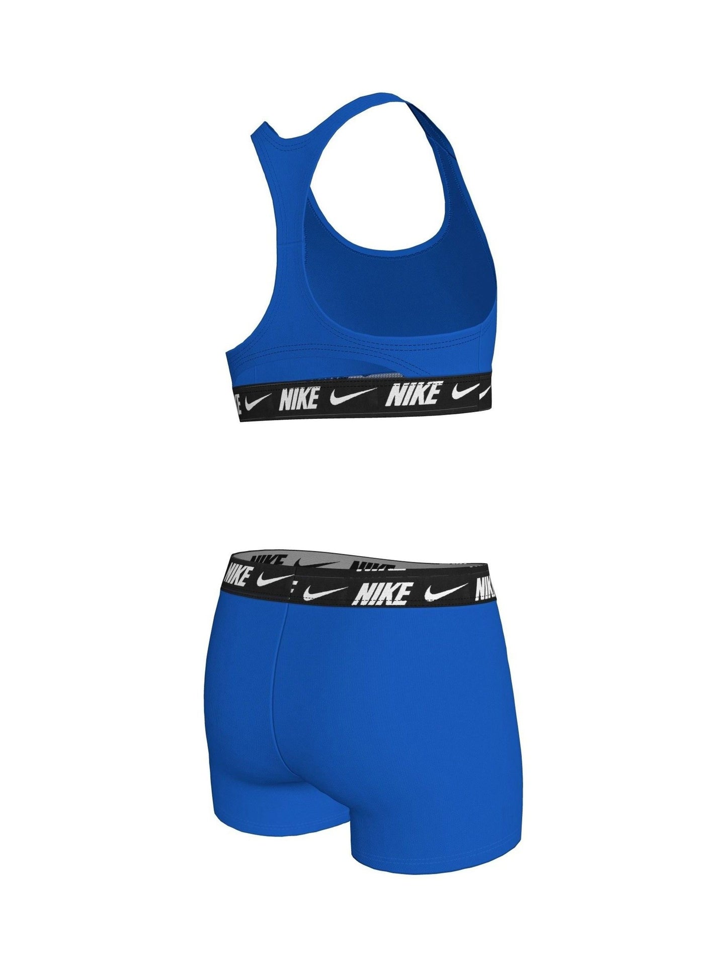 Dsiney Kidz - Nike Blue Logo Tape Racerback Bikini Shorts Set image 5