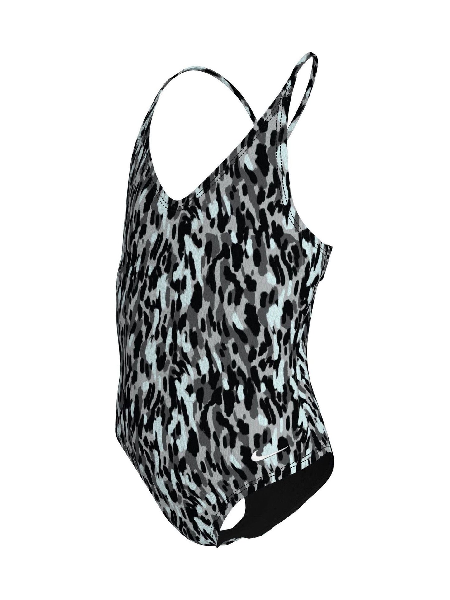 Dsiney Kidz - Nike Black Animal Print Lace Up One Piece Swimsuit image 3