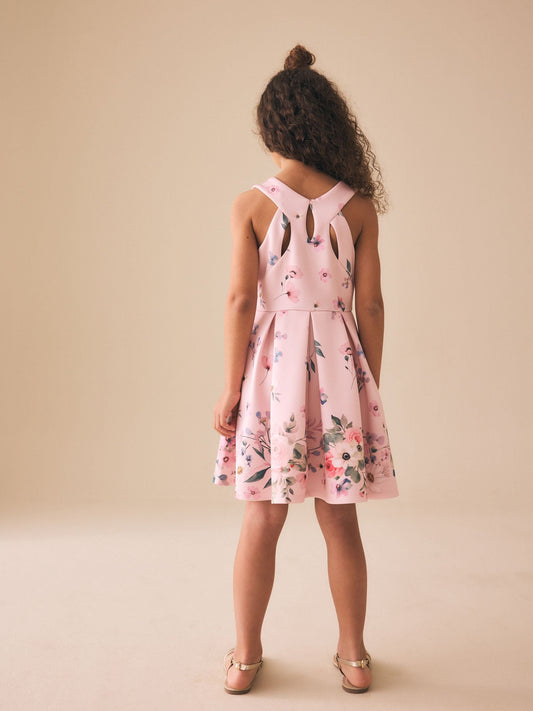 Dsiney Kidz - Pink Pretty Floral Party Dress (3-16yrs) image 2