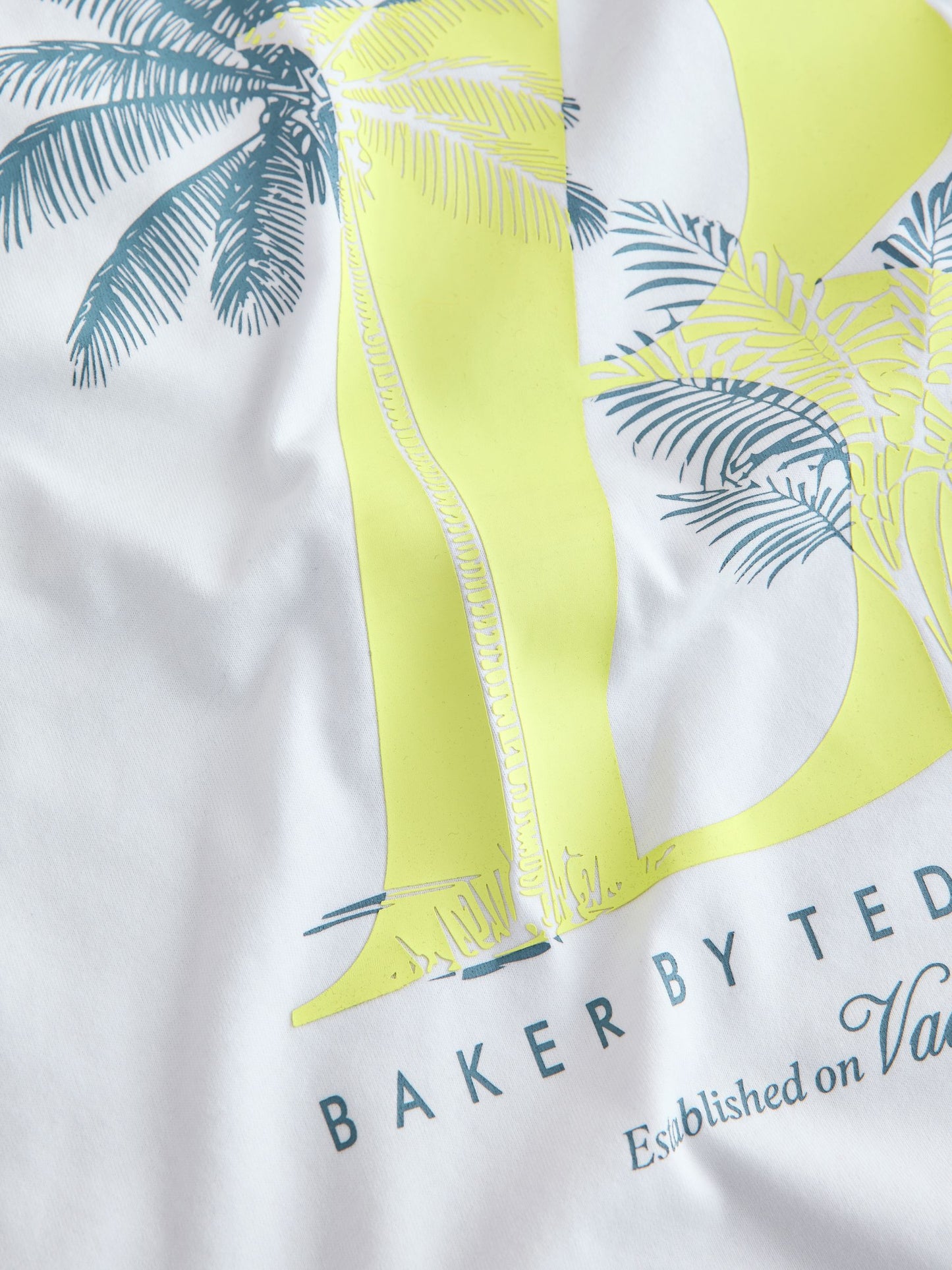 Baker by Ted Baker Graphic White T-Shirt and Stripe Shorts Set image 10