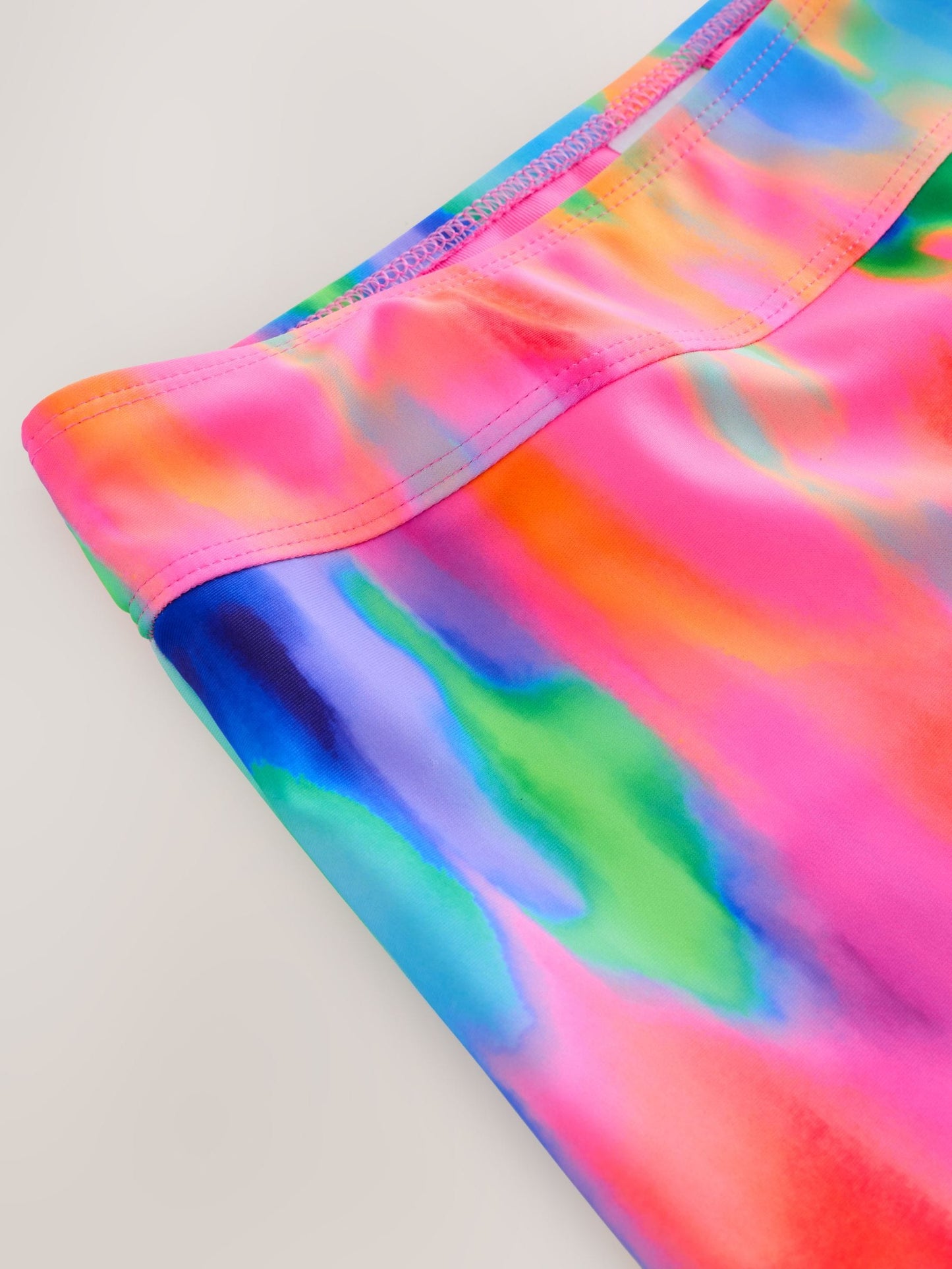 Dsiney Kidz - Rainbow Tie Dye Sunsafe Rash Vest And Shorts Swim Set (3-16yrs) image 9