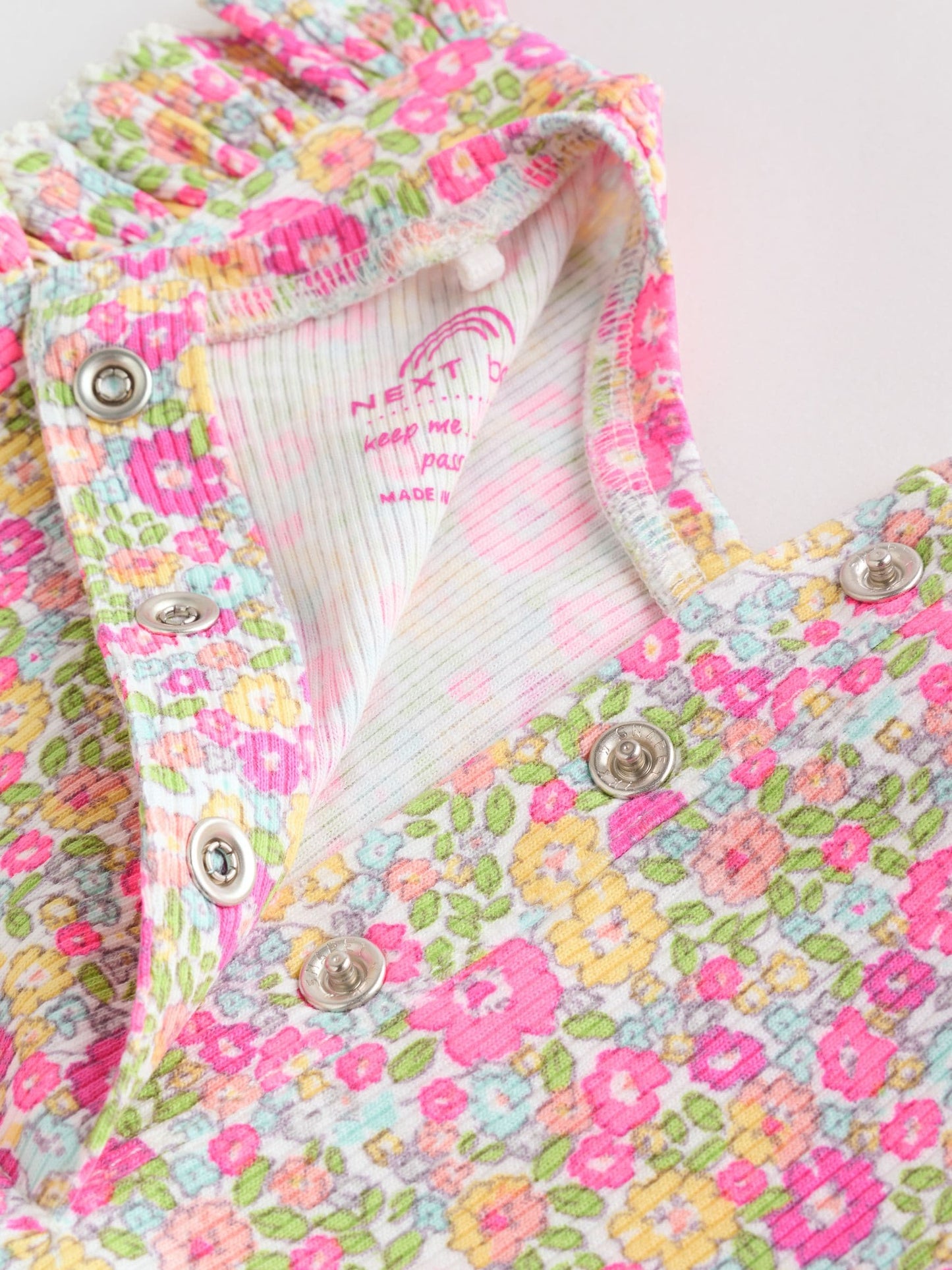 Pink Flower Rib Top and Leggings Baby Set 2 Piece (0mths-2yrs) image 8