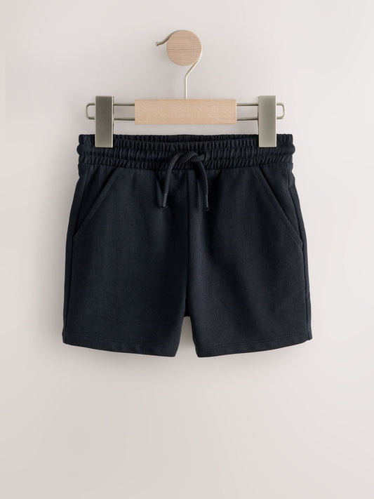 Chocolate Brown/Black/Stone/Grey Jersey Shorts 5 Pack (3mths-7yrs) image 2