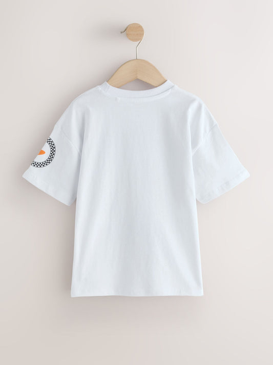 Dsiney Kidz - White McLaren Short Sleeve T-Shirt (3-16yrs) image 2