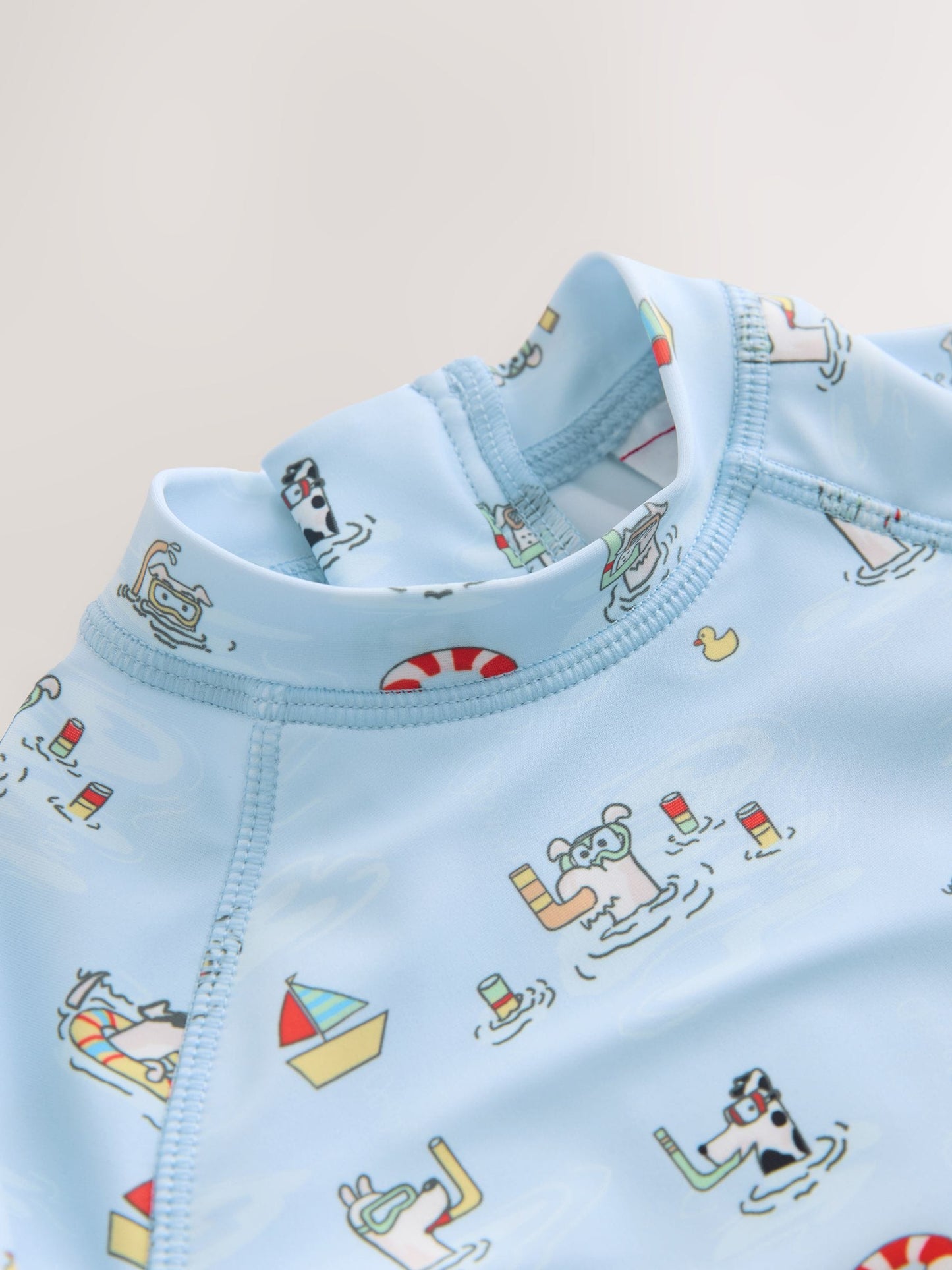 Blue Cath Kidston Sunsafe All-In-One Swimsuit (3mths-7yrs) image 5