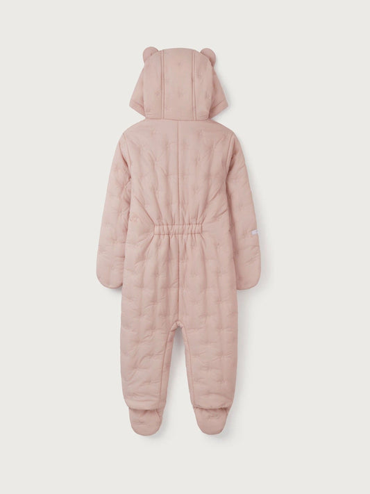 The White Company Pink Star Quilted Pramsuit image 2