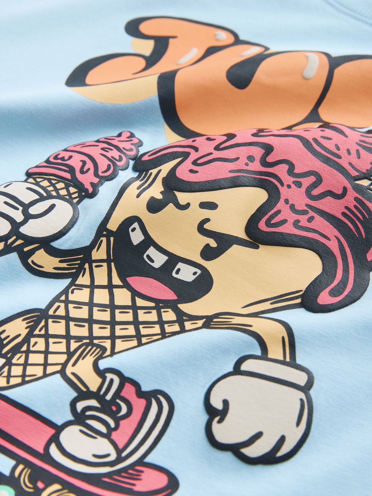 Dsiney Kidz - Blue Ice Cream Short Sleeve Graphic T-Shirt (3-16yrs) image 4