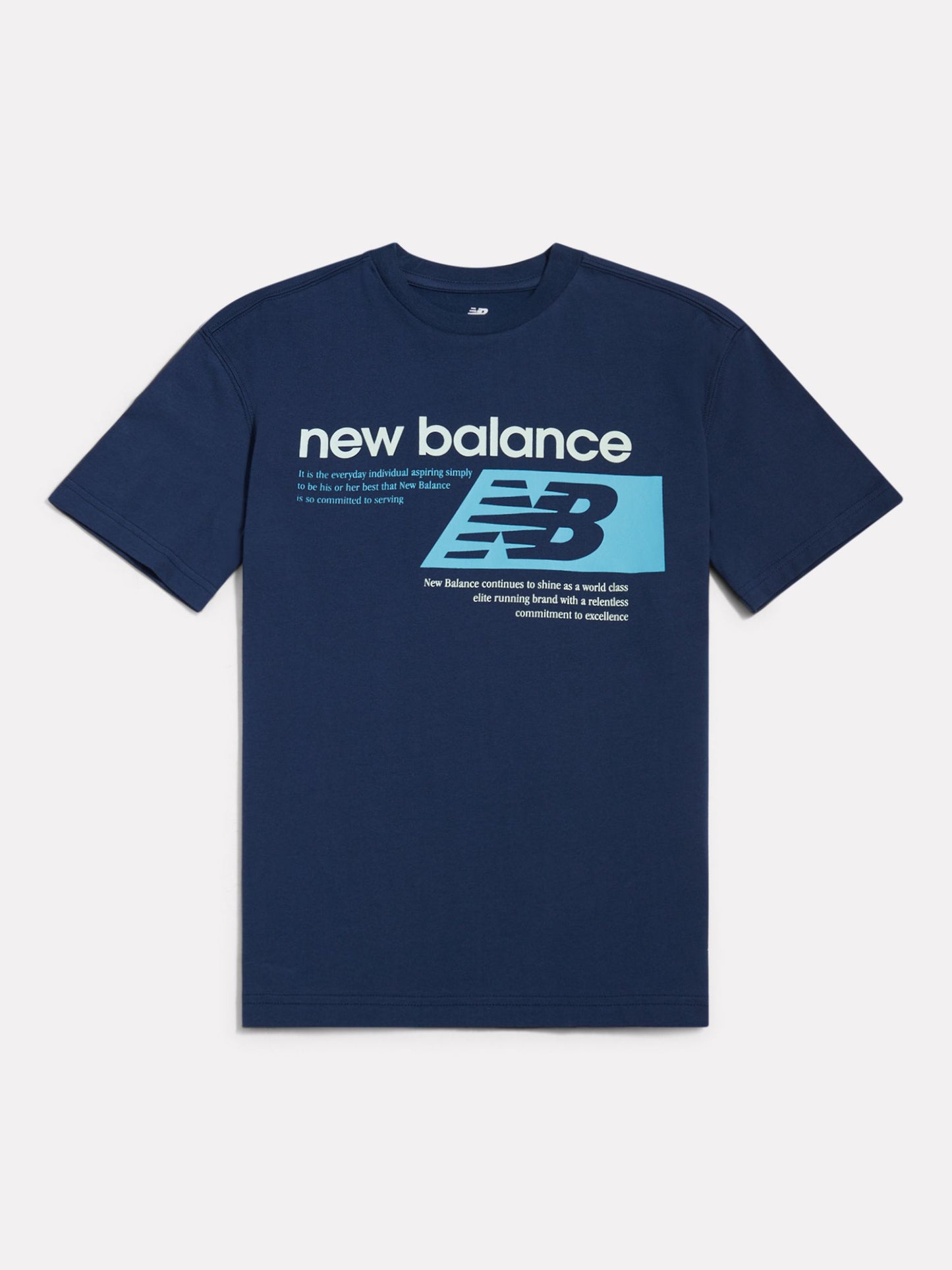 Dsiney Kidz - New Balance Blue Authentic Brand Players Graphic T-Shirt image 7