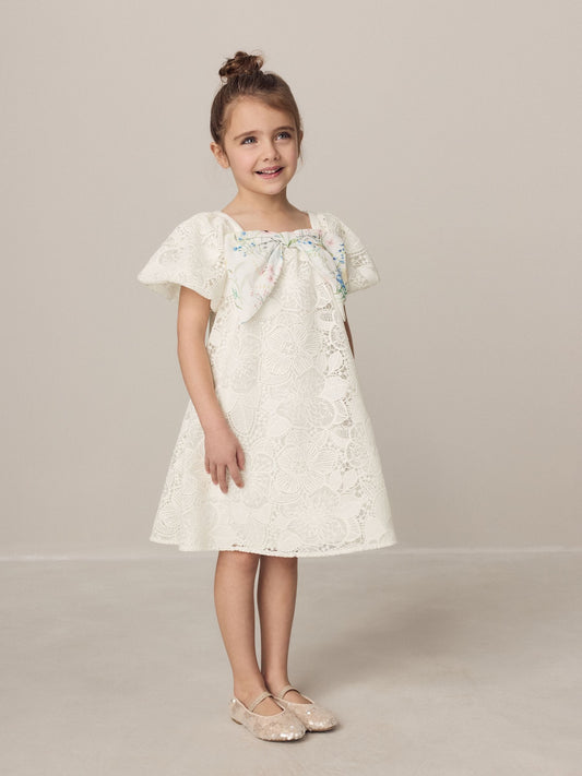 Dsiney Kidz - Laura Ashley White Lace Bow Dress image 2