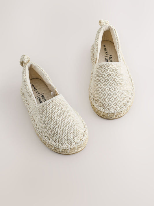 Neutral Espadril Woven Shoes image 2