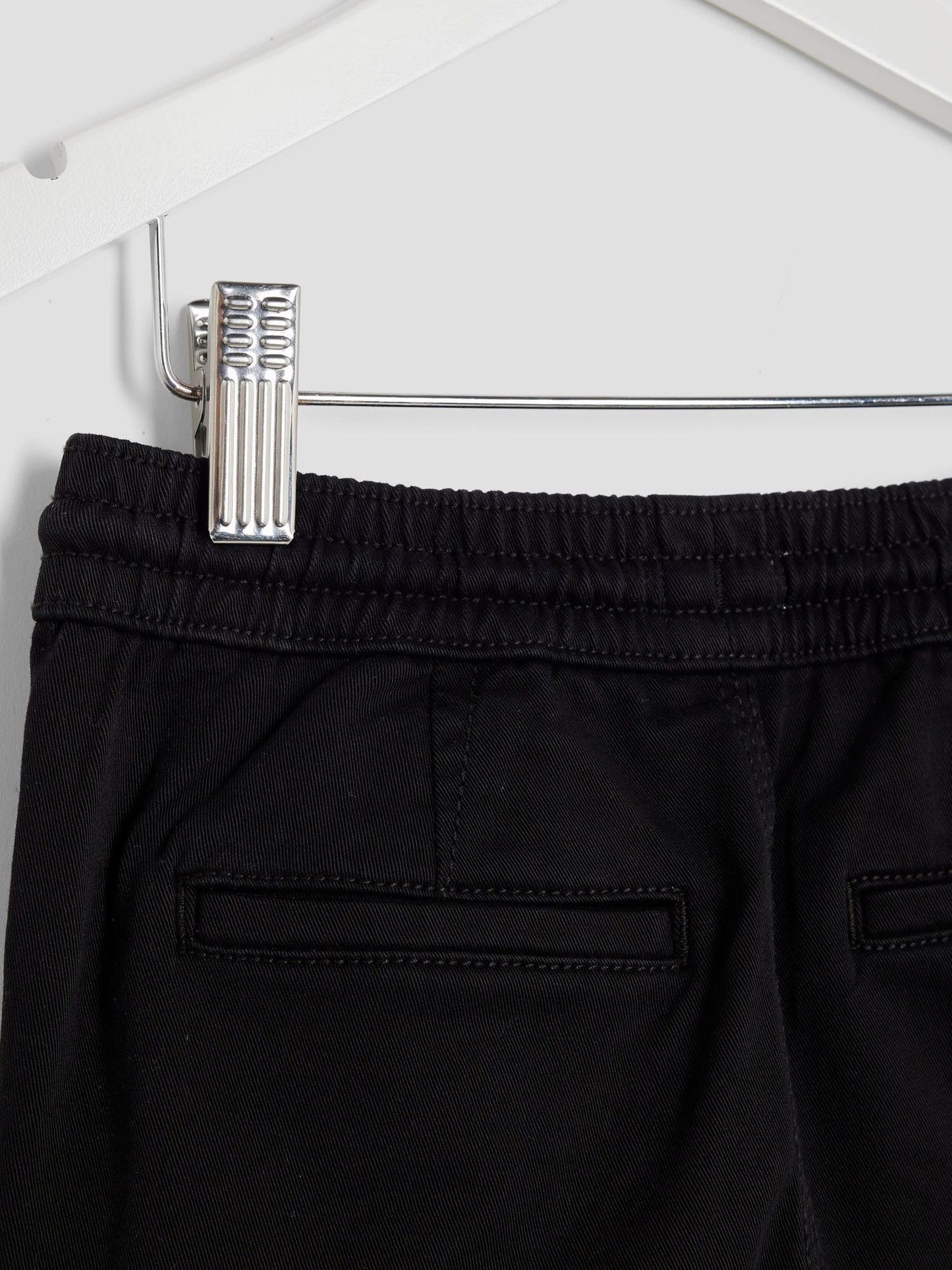 River Island Black 4 Pocket Cargo Trousers image 4