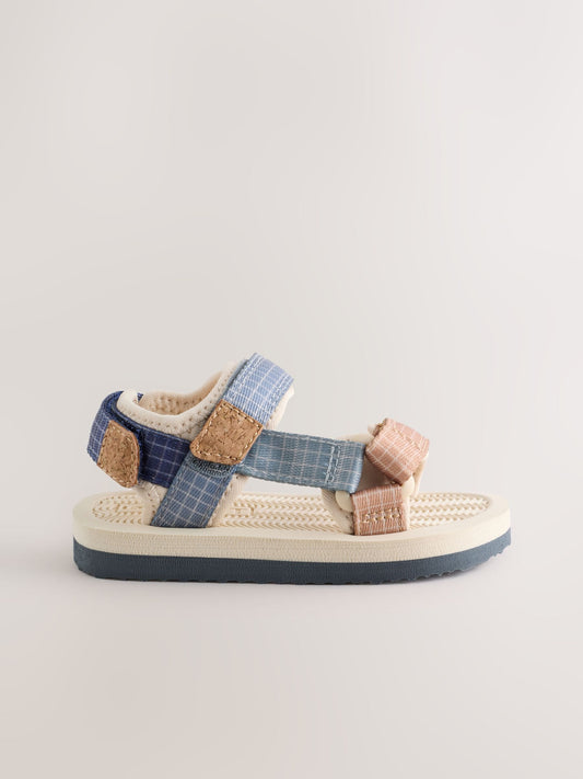 Neutral Wide Fit (G) Touch Fastening Trekker Walking Sandals image 2