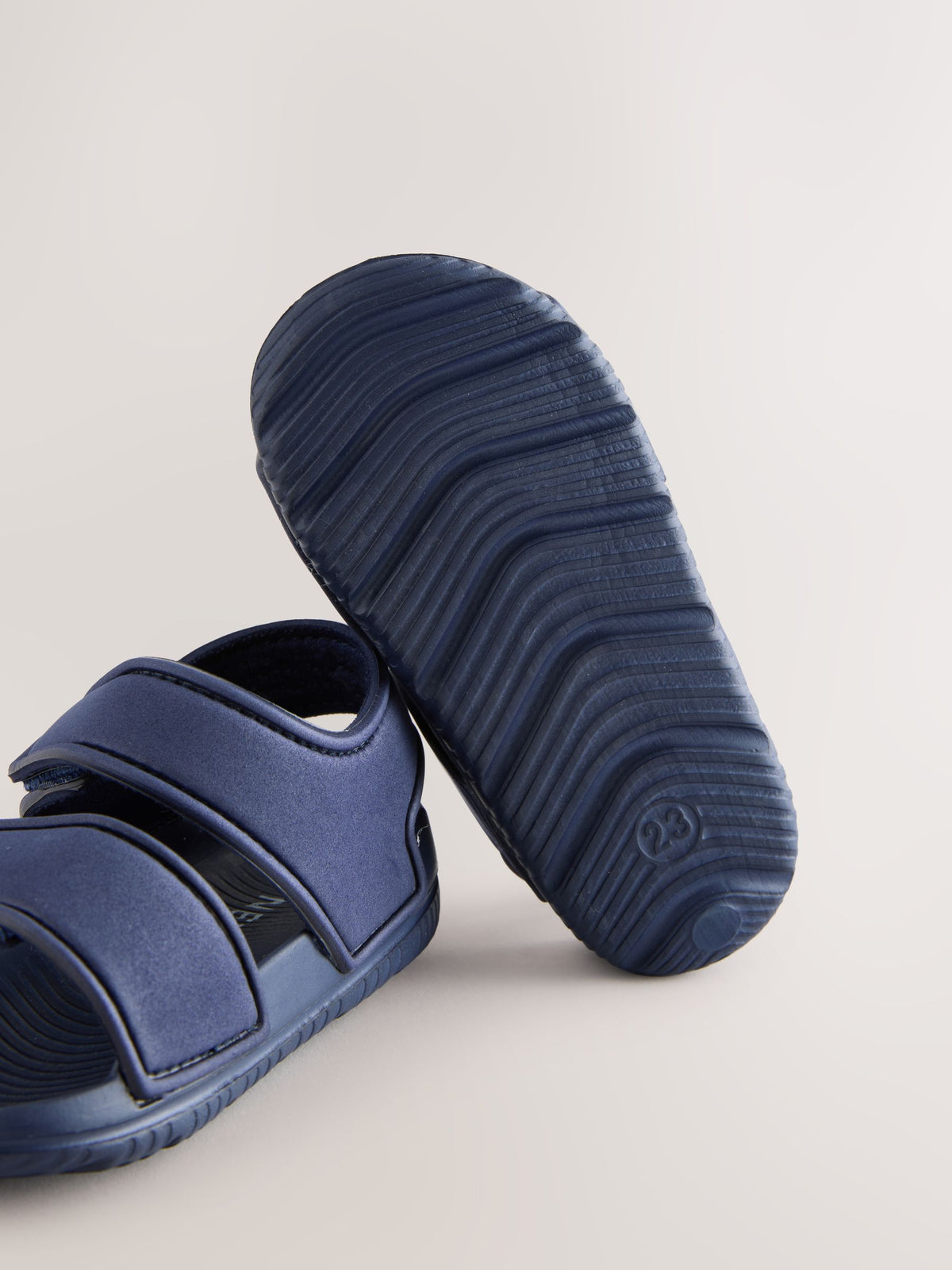 Navy Touch Fastening Sandals image 5