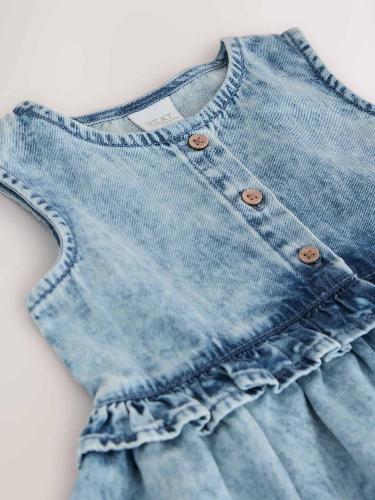 Dsiney Kidz - Denim Sleeveless Peplum Dress (3mths-8yrs) image 8