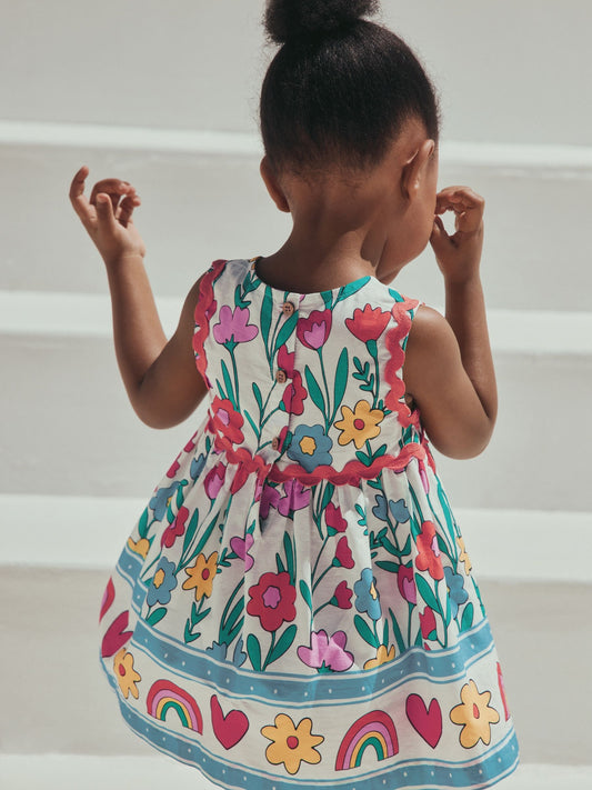 Dsiney Kidz - Multi Bright Ric Rac Dress (3mths-8yrs) image 2