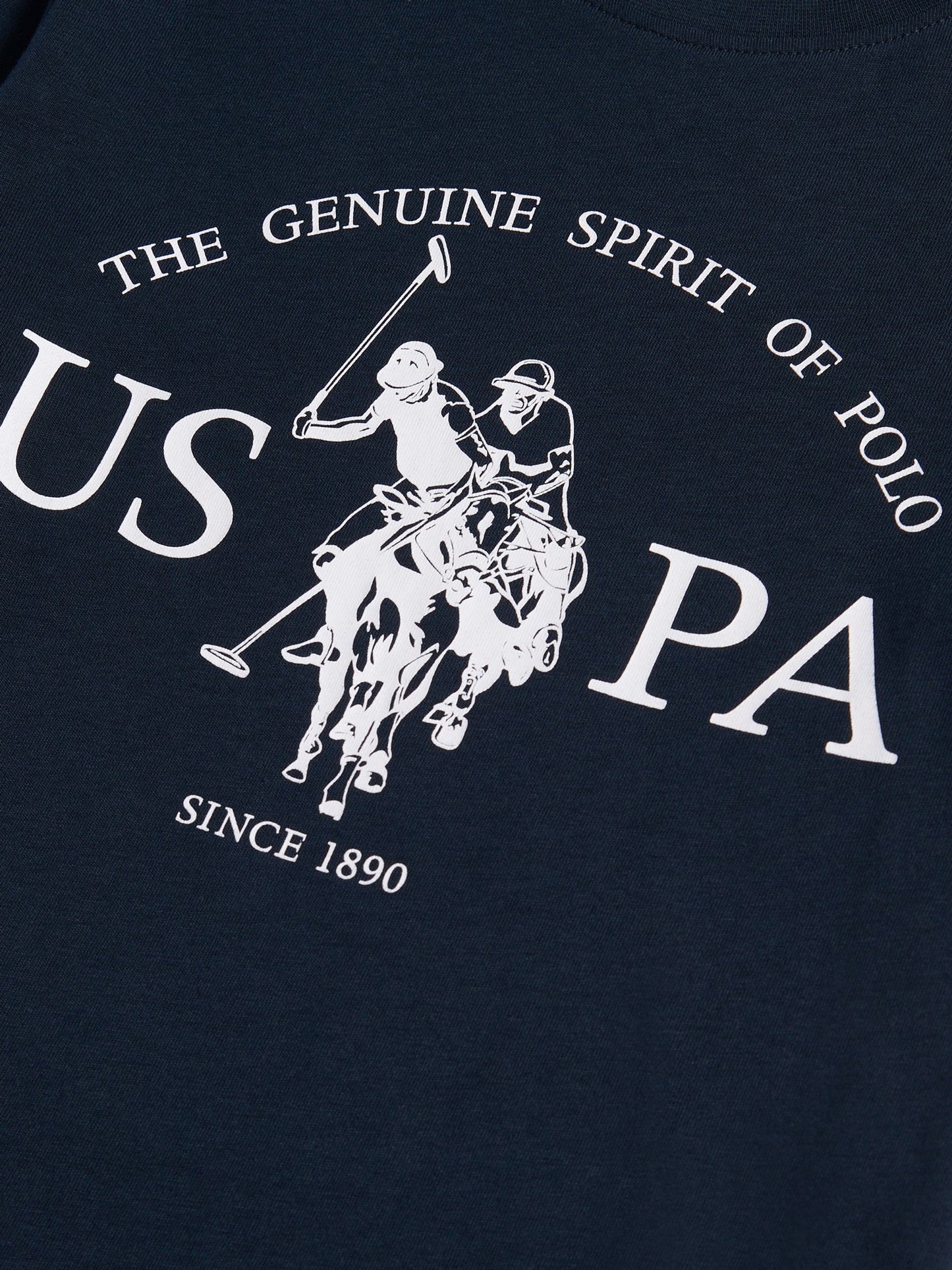 Dsiney Kidz - U.S. Polo Assn. Dark Blue Double Horsemen Graphic T-Shirt image 7