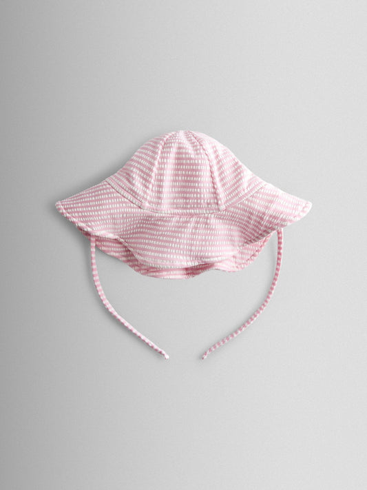 JoJo Maman Bébé Pink Floppy Sun Hat image 2