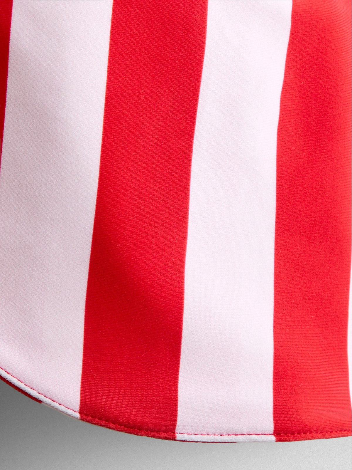 JoJo Maman Bébé Pink & Red Stripe UV Sun Protection Swim Hat image 3