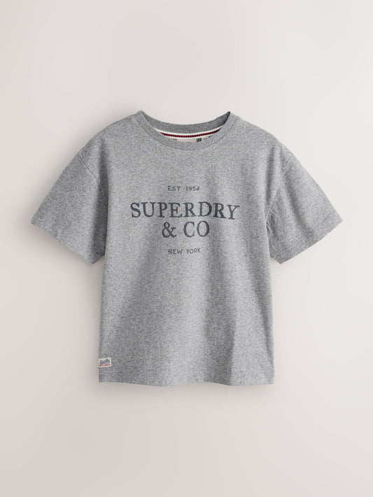 Dsiney Kidz - Superdry Green/Blue T-Shirts 3 Pack image 2