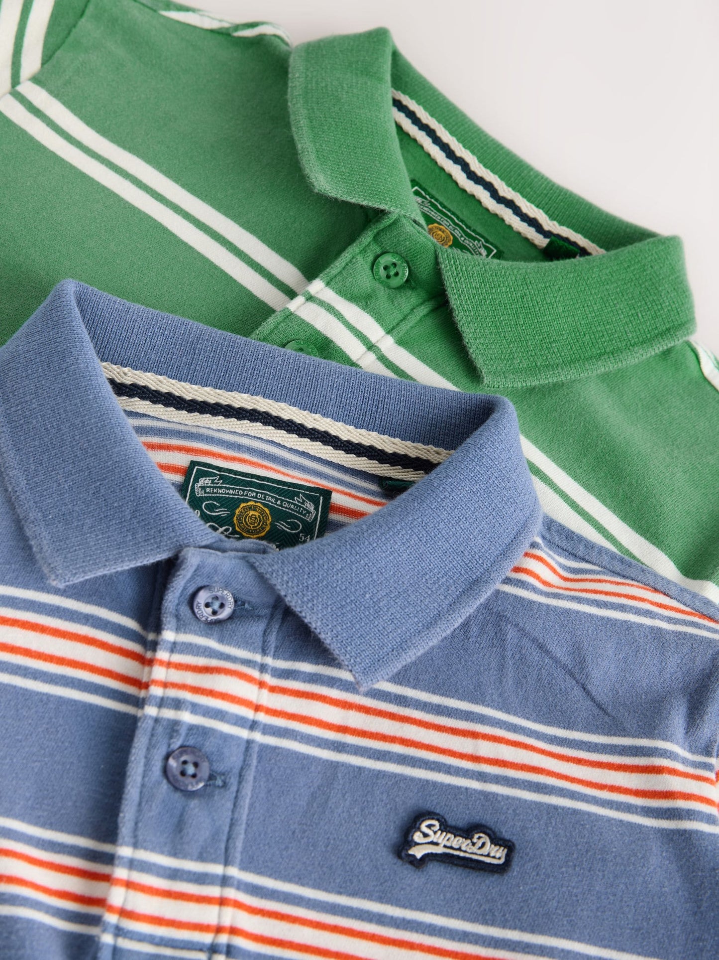 Dsiney Kidz - Superdry Green/Blue Polo Shirts 2 Pack image 8