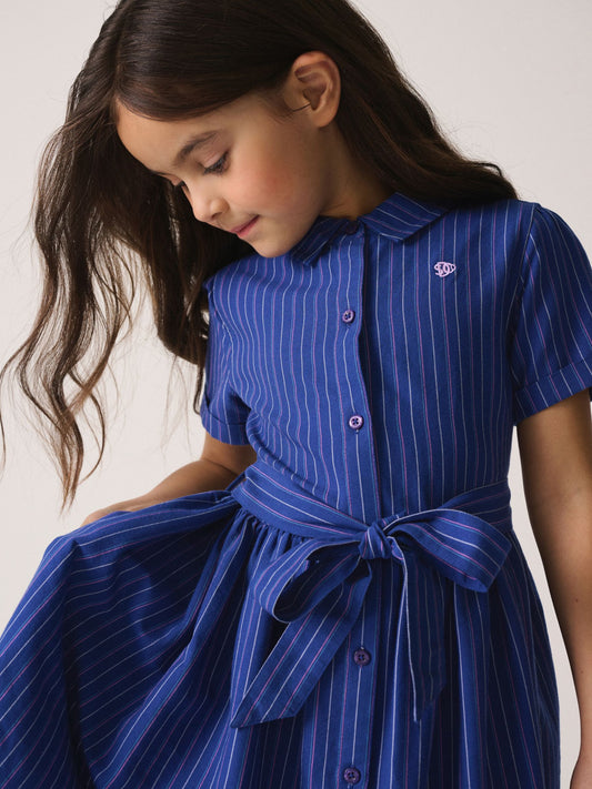 Dsiney Kidz - Superdry Blue Stripe Dress image 2