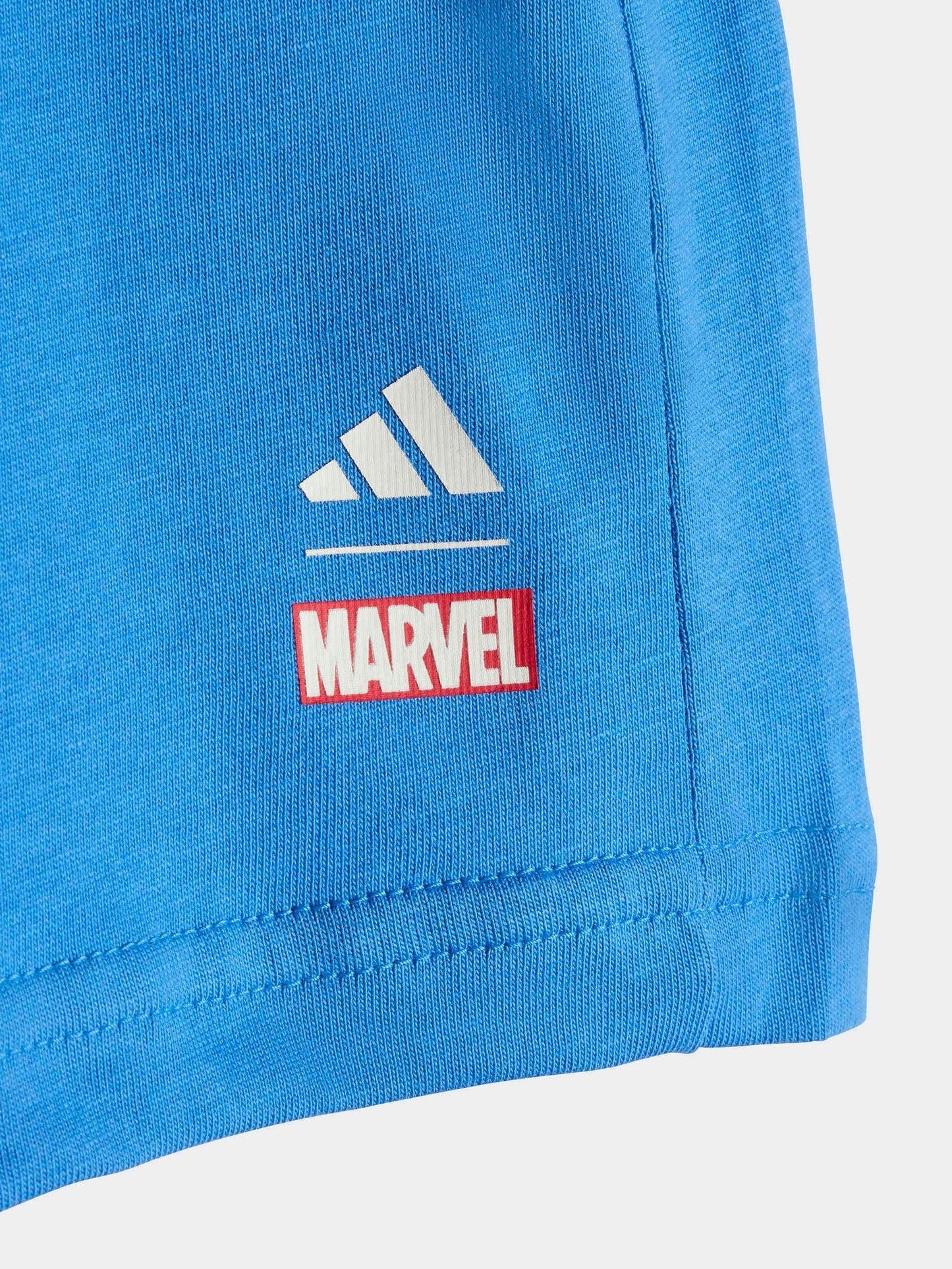 Dsiney Kidz - adidas Blue Marvel Avengers T-Shirt and Shorts Infant Set image 7