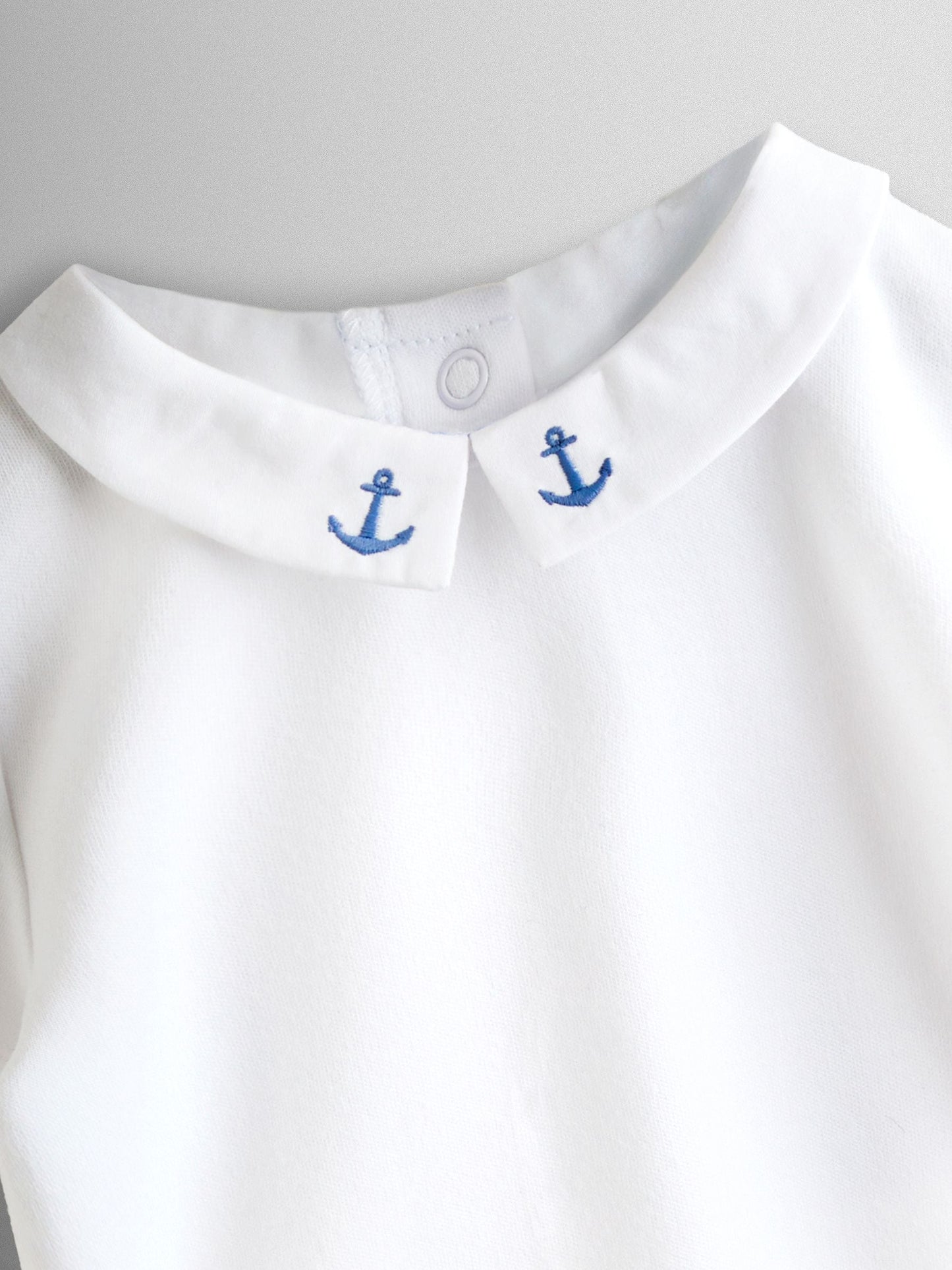 JoJo Maman Bébé Crystal White Embroidered Collar Body image 3