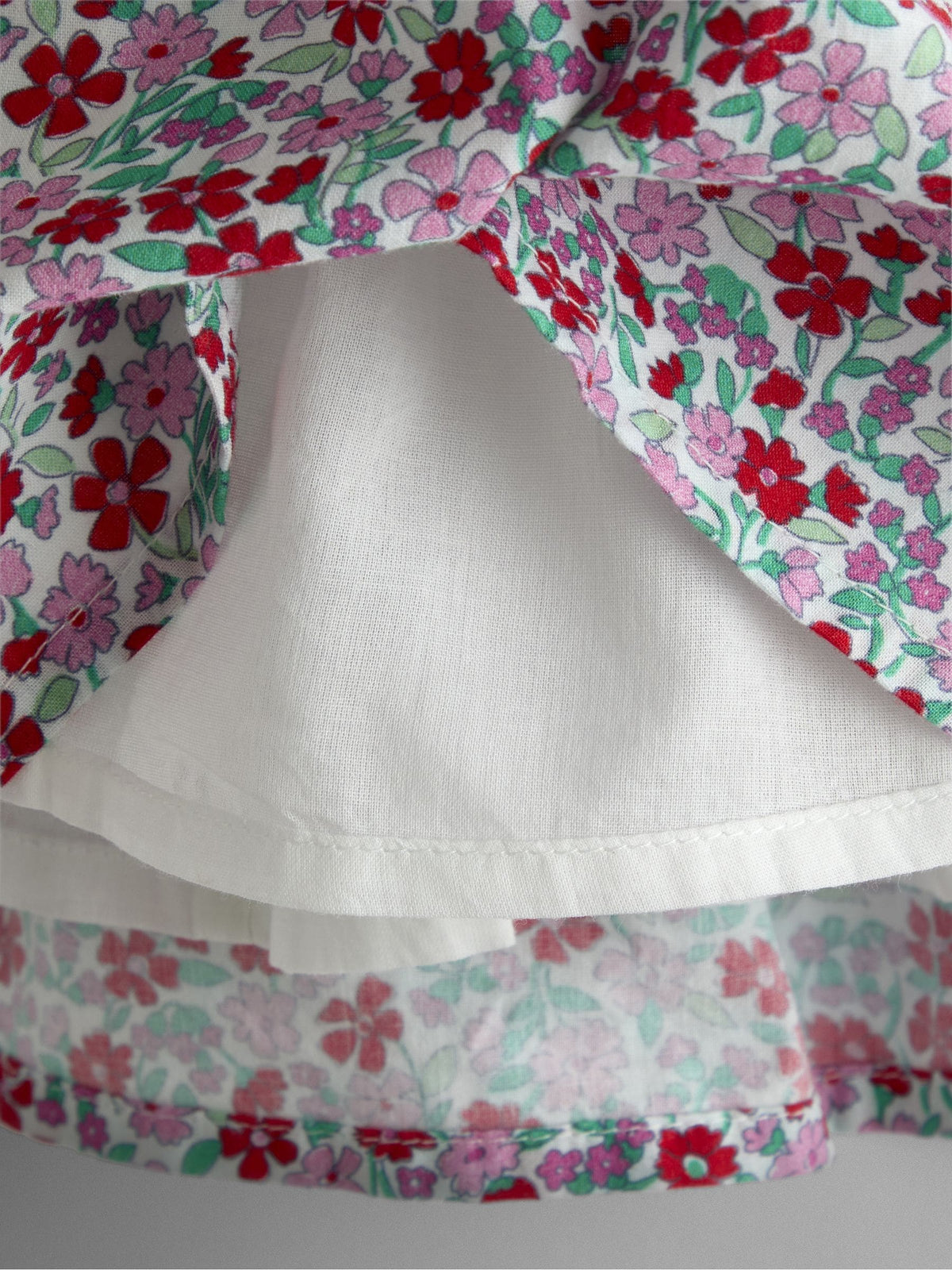 Dsiney Kidz - JoJo Maman Bébé Red Ditsy Floral Sailor Baby Dress image 6