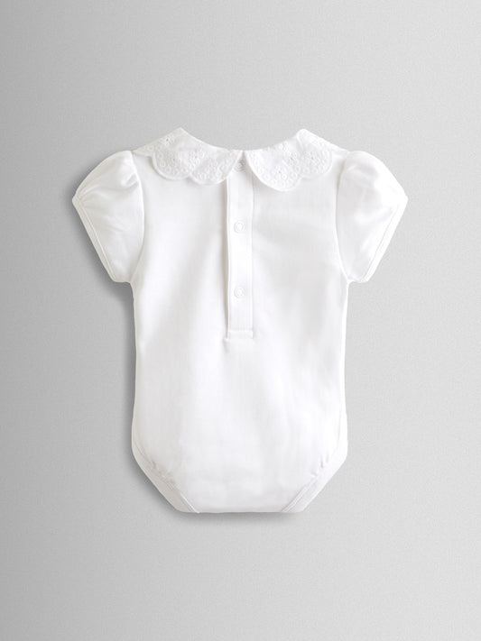 Dsiney Kidz - JoJo Maman Bébé White Broderie Collar Body image 2