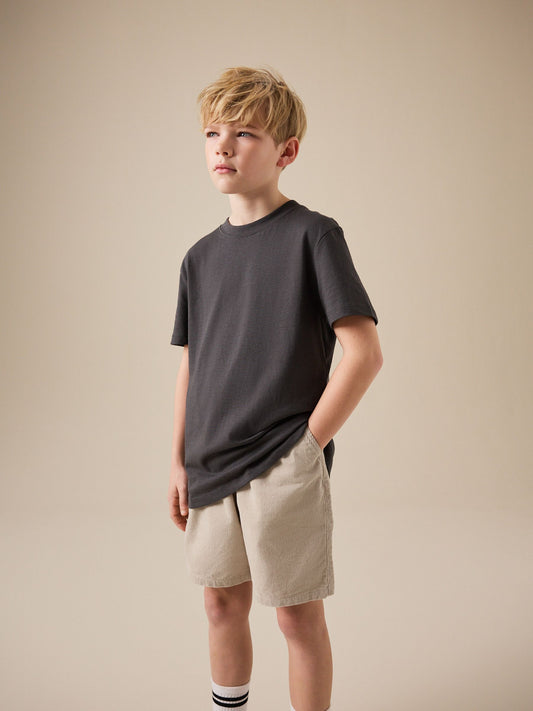 Disney Kidz - Ecru Pull On Cord Shorts (3-16yrs) image 1