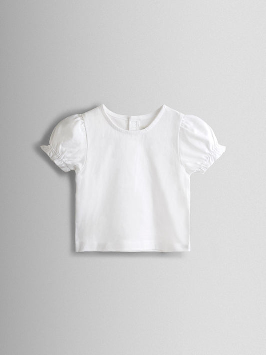 Dsiney Kidz - JoJo Maman Bébé White 2-Pack Pretty T-Shirts image 2
