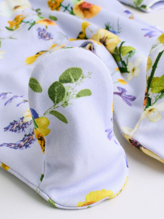 Lilac Purple Baby Sleepsuits 3 Pack (0mths-2yrs) image 3