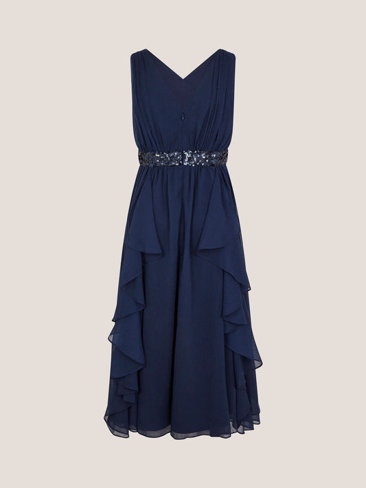 Dsiney Kidz - Monsoon Blue Clemmie Sequin Chiffon Prom Dress image 2