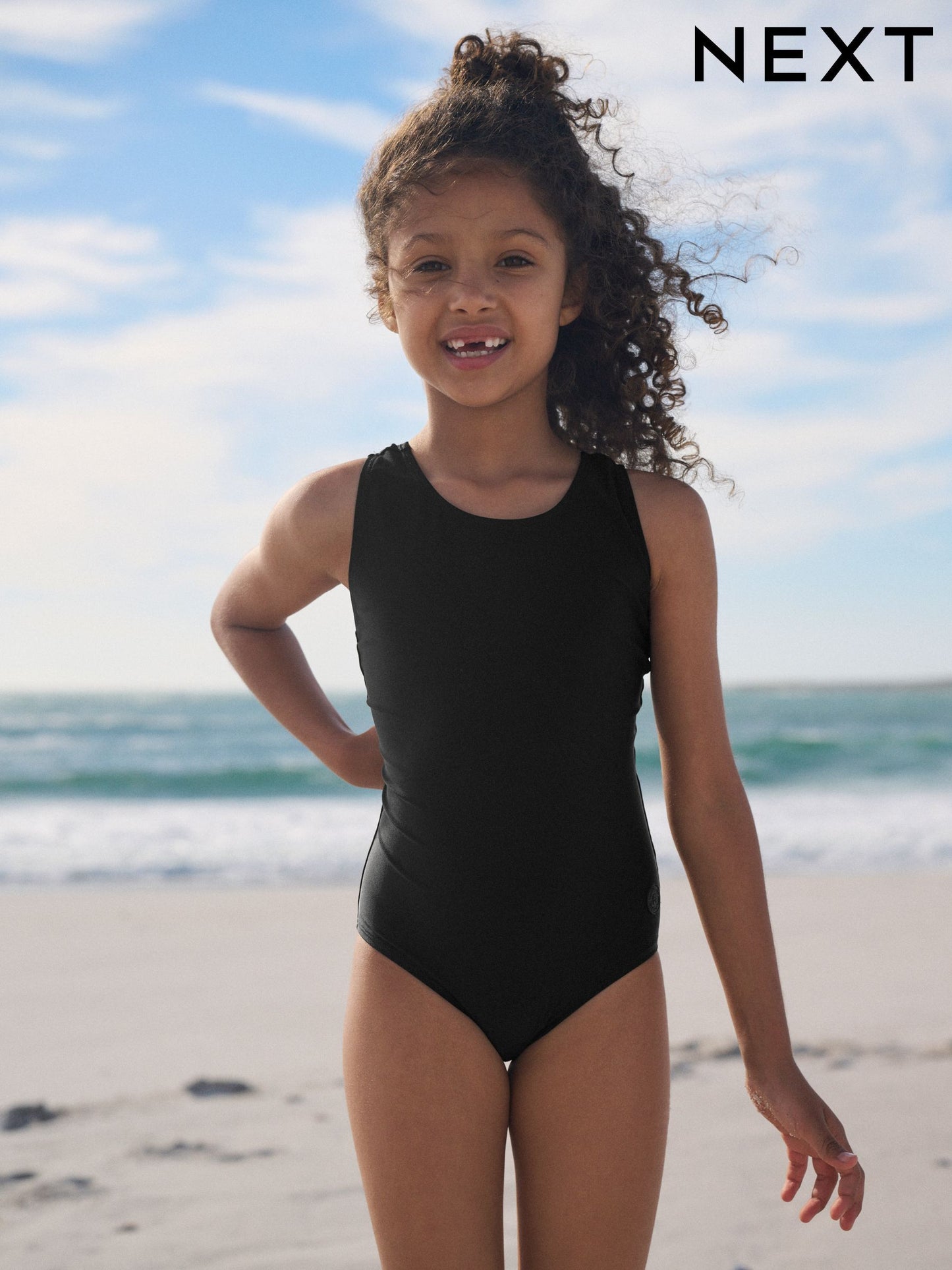 Dsiney Kidz - Black Racerback Swimsuit (3-16yrs) image 8