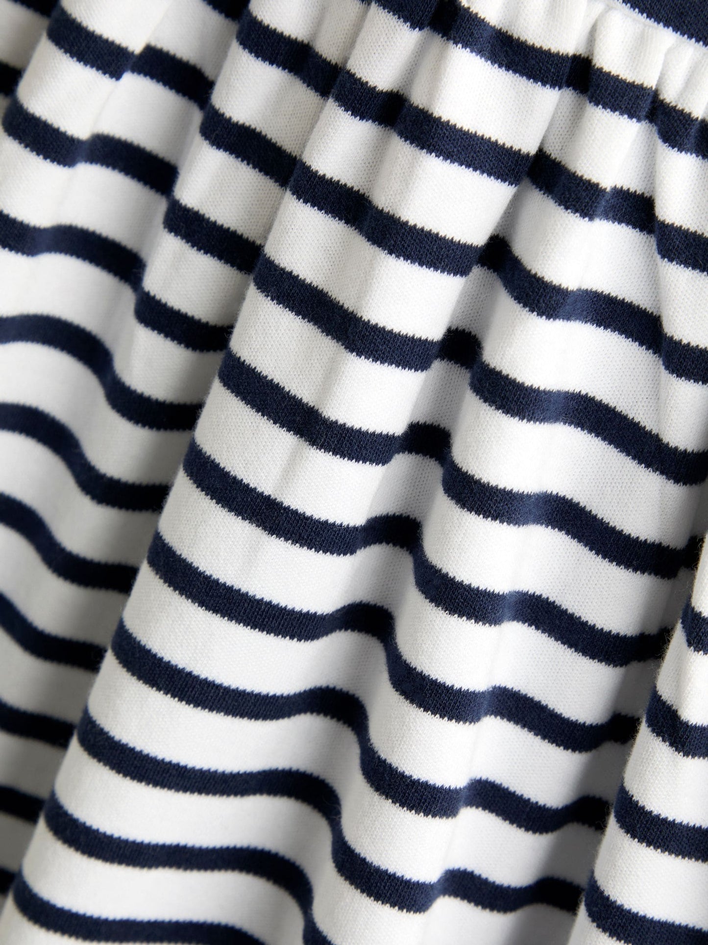 JoJo Maman Bébé Navy Blue Short Sleeve Sailor Dress image 3