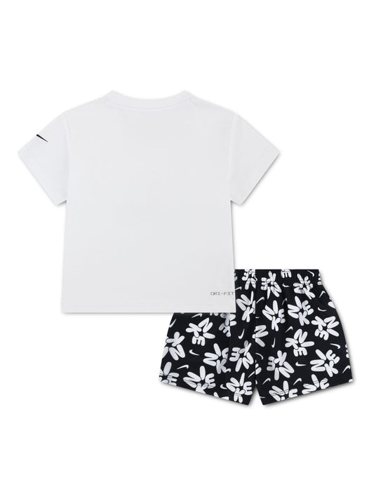 Dsiney Kidz - Nike Black Little Kids Bold Play Graphic T-Shirt and Shorts Set image 2