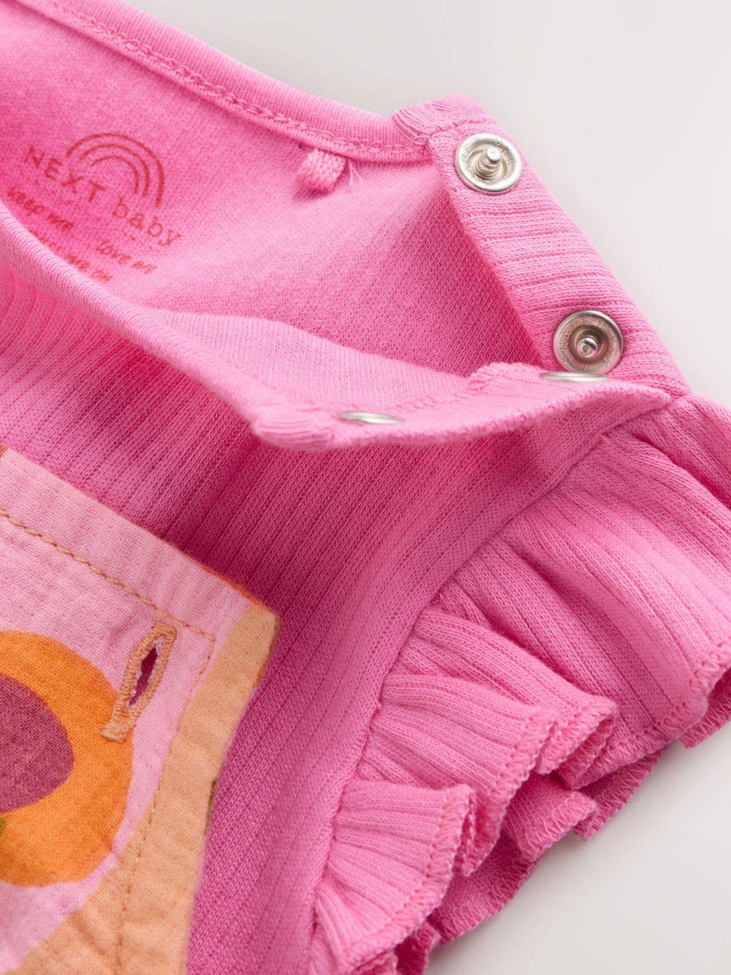Pink Bright Bloomer Baby Romper with Bodysuit Set 2 Piece (0mths-2yrs) image 8