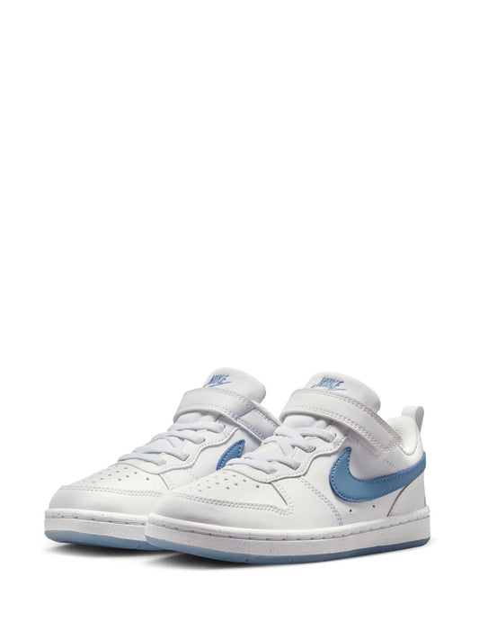Nike White Junior Court Borough Low Trainers image 2