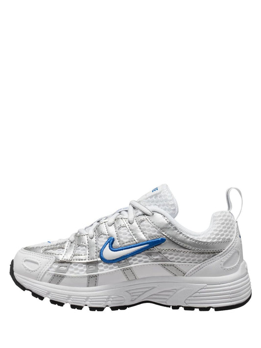 Nike White/Blue Junior P6000 Trainers image 2