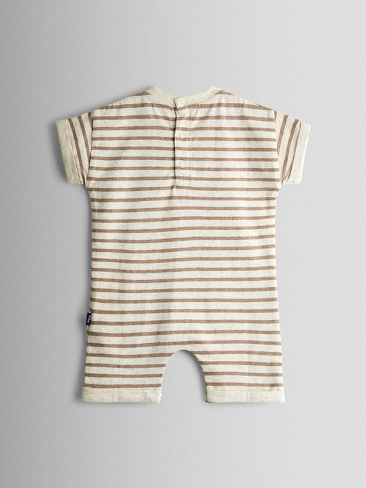 JoJo Maman Bébé Natural Safari Character Appliqué Romper image 2