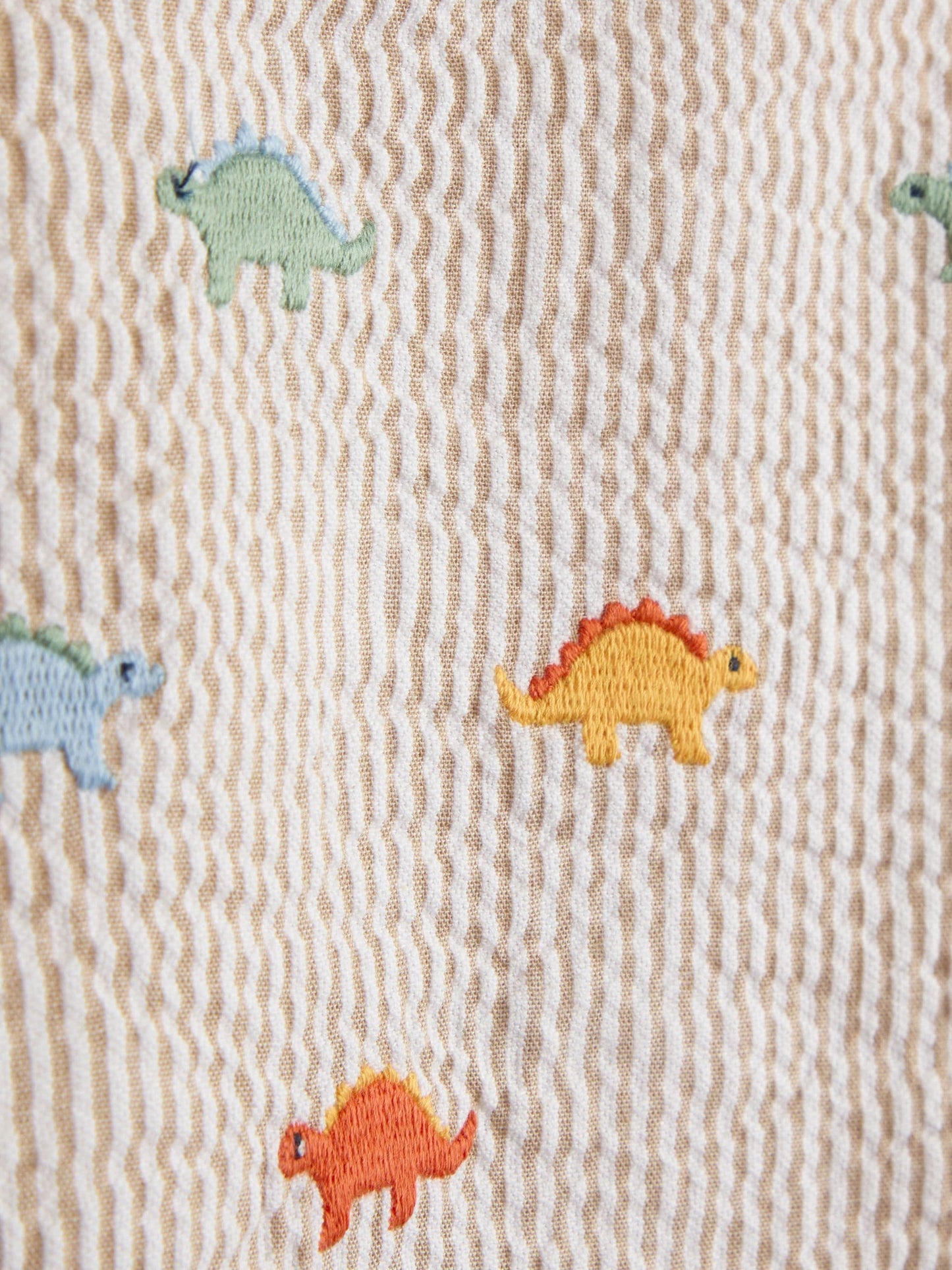 JoJo Maman Bébé Natural Embroidered Dungarees image 3