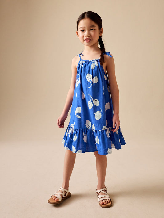Dsiney Kidz - Cobalt Blue Angel Sleeve Dress (3-16yrs) image 2