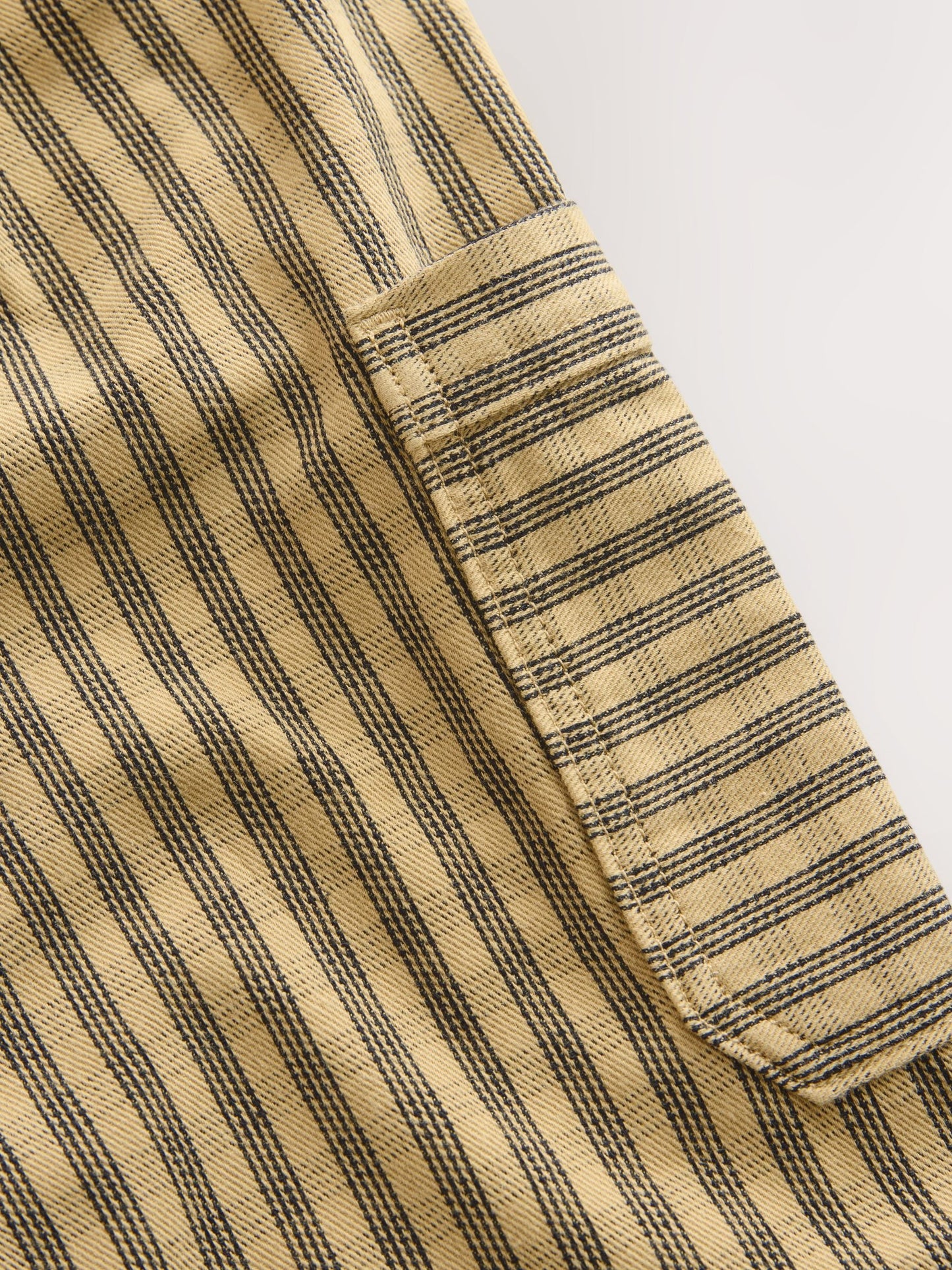 Yellow Print Side Pocket Wide Trousers (3mths-7yrs) image 5