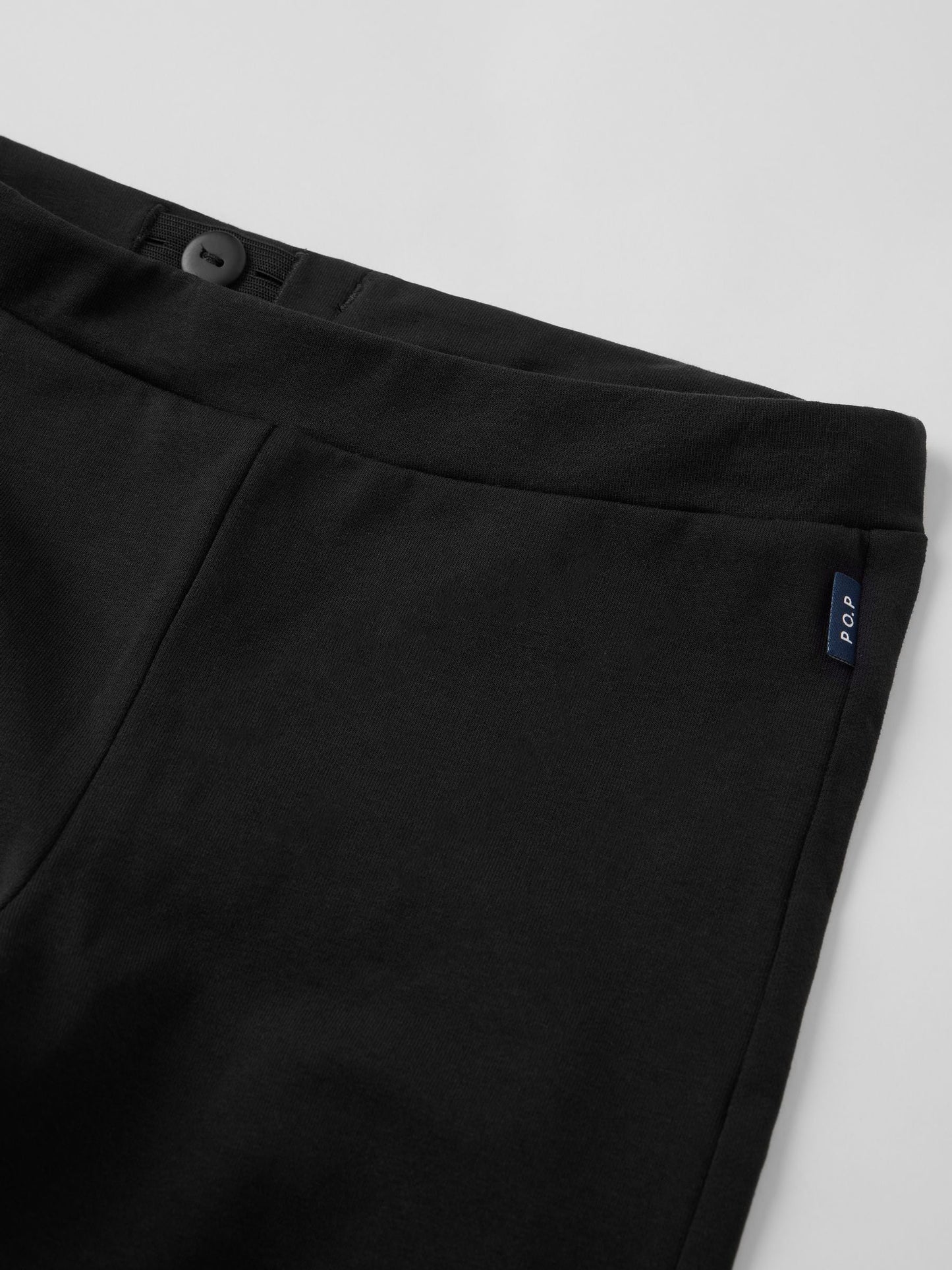 Polarn O. Pyret Black Cotton Flares Trousers image 2