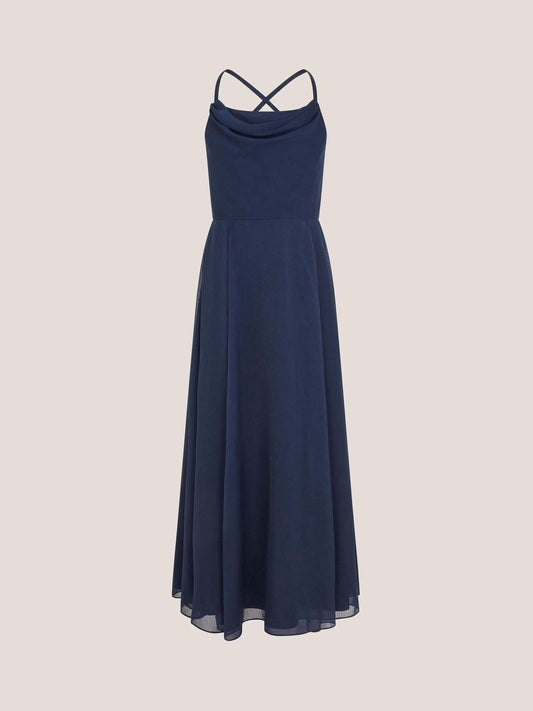 Dsiney Kidz - Monsoon Blue Cali Cowl Neck Prom Dress image 2
