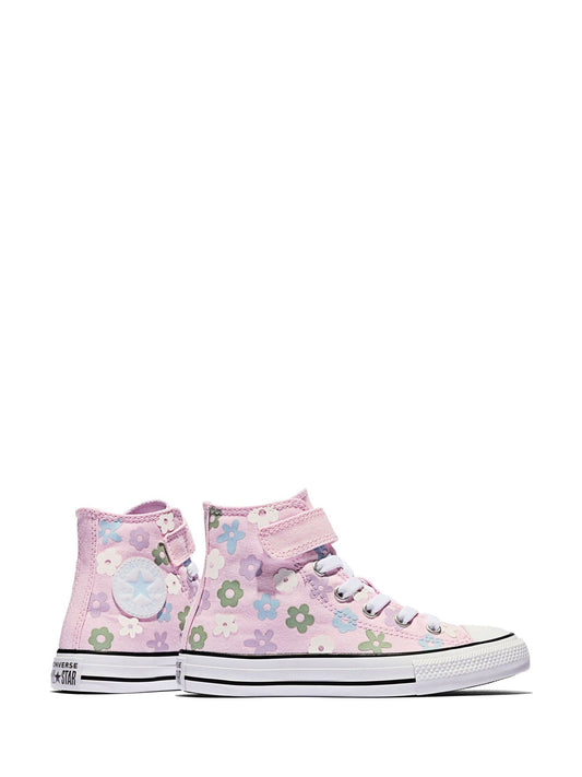 Converse Pink Chuck Taylor Easy On Bubble Flowers Trainers image 2